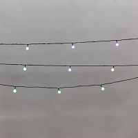 Гирлянда светодиодная Шарики 5м, 20LED, IP20, зеленый провод, свечение мульти (RG/RB), мигание, 230В NEON-NIGHT | код 304-023 | NEON-NIGHT