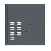 Щит этажный 7 кв. RAL7016 (1000х950х150) EKF PROxima | код mb29-v-7-ral7016 | EKF