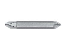 Бита двухсторонняя PH2/PZ2 х 60 мм 1/4'' Industrialновинка | код. 290112000 | WITTE