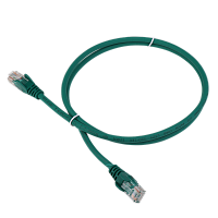 Патч-корд LANMASTER LSZH UTP кат.6, 2.0 м, зеленый | код LAN-PC45/U6-2.0-GN | LANMASTER
