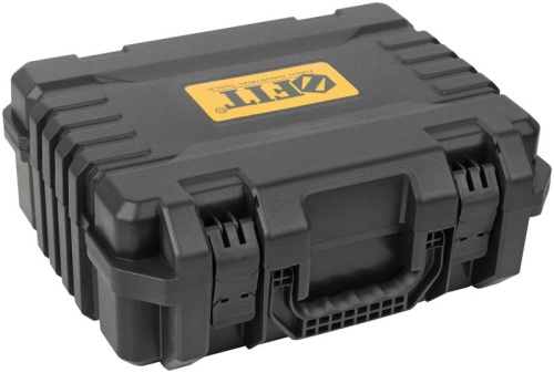 Уровень лазерный аккумуляторный самоуспокаивающийся Li-Ion мультипризменный 3х360град. зел. луч диапазон 20м FIT 18670 фото 8