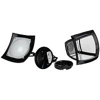 Светильник светодиодный ДСУ 8Вт 3000K IP44 07-8-001 Марсель черный 4 гранный подвесной | код Б0064272 | ЭРА