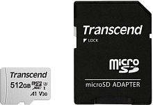 Флеш карта microSDXC 512GB Transcend TS512GUSD300S-A 300S + adapter | код 1419890 | Transcend