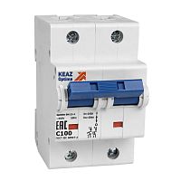 Выключатель автоматический модульный OptiDin BM125-2C80-8ln-ОМ4-РЕГ | код 233924 | КЭАЗ