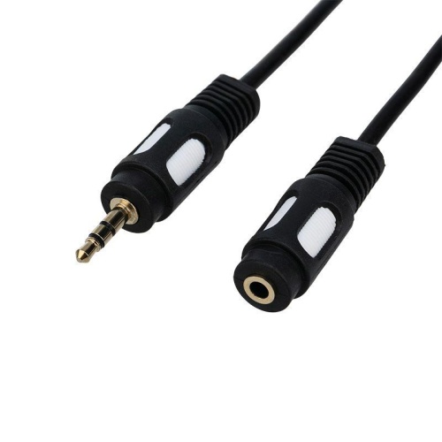 Шнур 3.5 Stereo Plug - 3.5 Stereo Jack 5м (GOLD) | код 17-4016 | Rexant