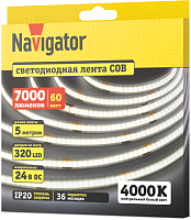Лента светодиодная 95 316 NLS-СОВW320-12-IP20-24V (уп.5м) Navigator 95316