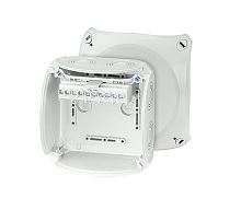 Коробка распределительная пустая DK 0600 G 130х130х77 PP IP66 серая с мембранами (DK 0600 G) | код 62000005 | HENSEL