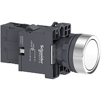 КНОП.СПОДСВ.,СLED,220В.,БЕЛАЯ,1НO | код XA2EW31M1 | SCHNEIDER ELECTRIC