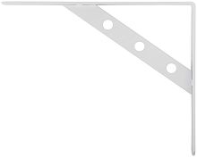 Уголок-кронштейн усиленный 250х200мм бел. КУРС 66105