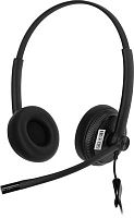 Гарнитура проводная Yealink UH34 Dual UC черный | код 1598091 | YEALINK