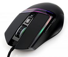Мышь игровая Gembird MG-590, USB, чёрн, 6400DPI, 7 кн., RGB, армир. каб, 1.8 м | код MG-590 | Gembird
