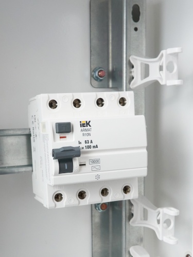 ARMAT Выключатель дифференциального тока R10N 4P 63А 100мА тип AC | код AR-R10N-4-063C100 | IEK фото 2