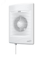 Вентилятор осевой вытяжной с индикацией работы и тяговым выключателем D125 | код STANDARD 5-02 | ERA