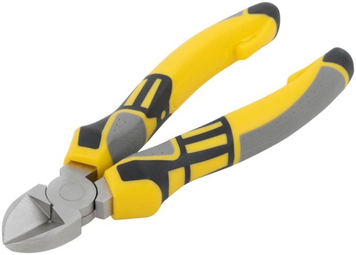 Бокорезы "Смарт" трехцветные прорезиненные ручки никелевое покрытие 160мм FIT 50661 Бокорезы "Смарт" трехцветные прорезиненные ручки никелевое покрытие 160мм FIT 50661