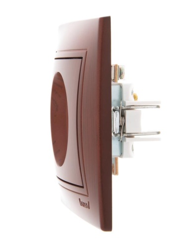 Мира Розетка ТВ оконечная вишня | код 701-0601-130 | LEZARD фото 3