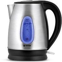 Чайник электрический Vitek VT-7039 1.8л. 2200Вт серебристый/черный корпус: металл (7039-VT-01) | код 1034015 | VITEK