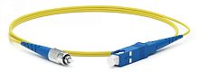 Патч-корд волоконно-оптический (шнур) SM 9/125 (OS2) FC/UPC-SC/UPC 2 мм simplex LSZH 50 м, Hyperline FC-S2-9-FC/UR-SC/UR-H-50M-LSZH-YL | код 247456 | Hyperline