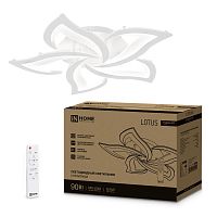 Светильник светодиодный ELEGANT LOTUS 90Вт 3000-6500К 7000лм 230В 590х570х90мм с пультом ДУ бел. | код 4690612051505 | IN HOME