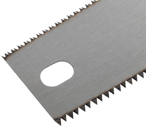 Ножовка по дереву двусторонняя, каленый средний/мелкий зуб 7 TPI /11 ТPI, 400 мм | код 40580 | FIT фото 4