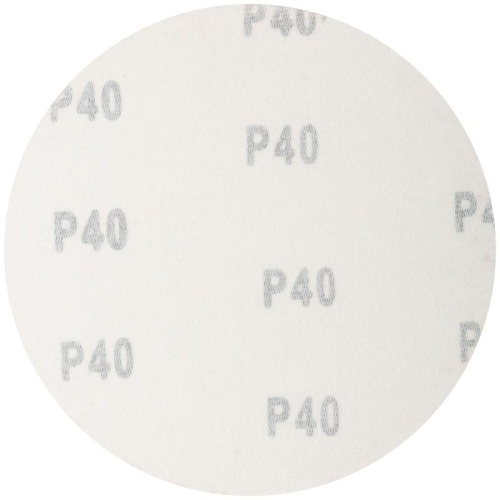 Круги шлифовальные сплошные (липучка), алюминий-оксидные, 125 мм, 5 шт Р 40 | код 39822М | FIT фото 2