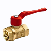 Кран шаровой 11Б27п1 Ду40 А31 ВН рычаг никель PN40 | код БАЗ.А31.0.40.НЛМ.PN40 | БАЗ