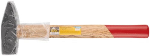 Молоток, деревянная ручка 1000 г | код 44048М | FIT фото 3