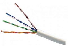 Кабель LANMASTER патч-кордовый FTP, 4x2, кат 5E, 100Mhz, PVC, белый, 305 м | код LAN-5EFTP-PT-WH | LANMASTER
