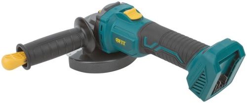 Шлифмашина угловая аккумуляторная 20 В, 3000-8500 об/мин, КлК 125 мм, 1,6 кг, регулировка оборотов, бесщеточный, коробка | код 79912 | FIT фото 2 Шлифмашина угловая аккумуляторная 20 В, 3000-8500 об/мин, КлК 125 мм, 1,6 кг, регулировка оборотов, бесщеточный, коробка | код 79912 | FIT фото 2