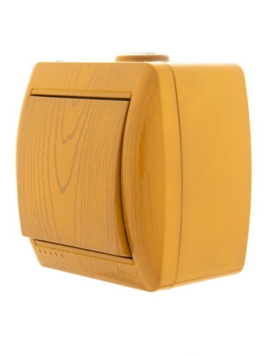 Выключатель одноклавишный, ольха, наружный | код 710-0700-100 | Lezard фото 4 Выключатель одноклавишный, ольха, наружный | код 710-0700-100 | Lezard фото 4