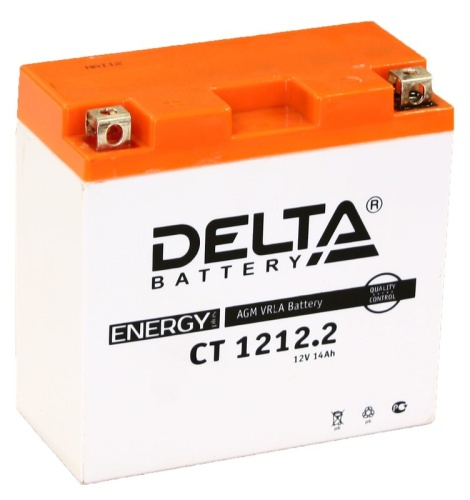Аккумулятор CT 12В 12Ач | код CT 1212 | Delta MOTO