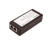 PoE-инжектор. Поддержка стандарта IEEE 802.3 af/at. Мощность PoE - до 30W. Gigabit Ethernet вх. RJ45, вых. RJ45. | код. 13337 | OSNOVO