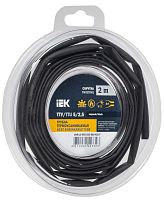 Трубка термоусадочная ТТУ нг-LS 5/2.5 черн. (уп.2м) | код UDR12-005-D25-002-K02-T | IEK