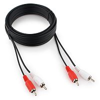 Кабель аудио Cablexpert CCA-2R2R-5M, 2xRCA / 2xRCA, 5м | код CCA-2R2R-5M | Cablexpert