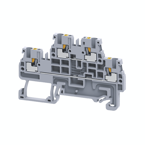 Клемма 2х-ярусная push-in OptiClip CPDL-2,5-2L-I-серый | код 331862 | КЭАЗ