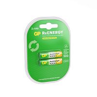 Аккумуляторы перезаряжаемые GP ReEnergy 100AAAHC AAA, емкость 930 мАч - 2 шт. в клемшеле | код 20271 | GP