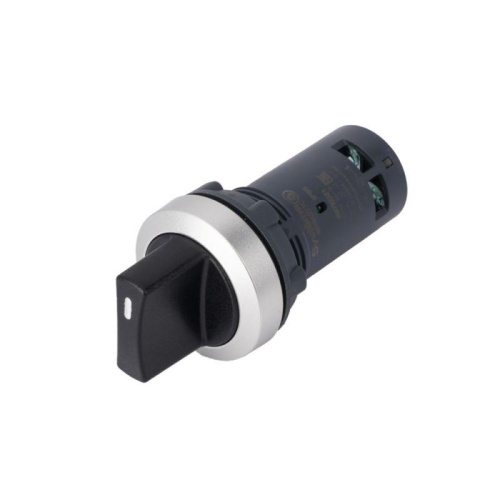 Переключатель SB7 моноблочный 22 мм 2 позиции с фиксацией, металл, 1НО+1НЗ, IP65 | код SB7ED25 | Systeme Electric