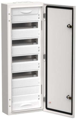 Корпус металлический ЩРн-60 (1х60) 835х310х140 IP54 бел. (одна дверь) TITAN 5 | код. TI5-50-N-060-54 | IEK