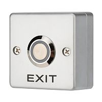 Кнопка Выход металлическая с синей подсветкой SB-50 | код 45-0959 | REXANT