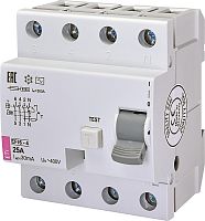 Реле дифференциальное (УЗО) EFI6-4 25/0,03 тип AC (6kA) | код 002062137 | ETI