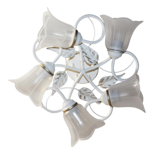 Светильник Бонни 151 бел.зол. (плафон П0472) НПБ 01-5х60-153 Е27 ИУ | код 1005404779 | Элетех Светильник Бонни 151 бел.зол. (плафон П0472) НПБ 01-5х60-153 Е27 ИУ | код 1005404779 | Элетех