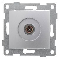 GUSI Bravo механизм антенной розетки, одинарной, скрытая установка. Цвет серебро. | код С10А1-004 | GUSI ELECTRIC