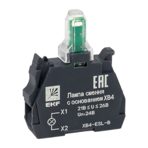 Лампа сменная c основанием XB4 синяя 24В PROxima | код XB4-ESL-B | EKF фото 2 Лампа сменная c основанием XB4 синяя 24В PROxima | код XB4-ESL-B | EKF фото 2