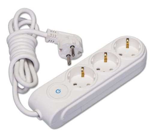 Удлинитель 3х5м с заземл. 16А защ. шторки Makel N3310063
