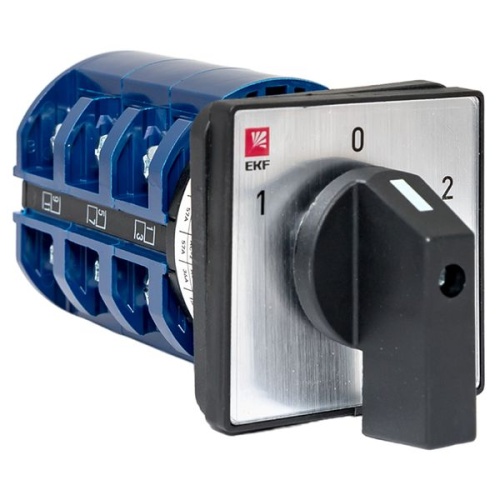 Переключатель кулачковый ПК-1-23 63А 3P "1-0-2" PROxima | код pk-1-23-63 | EKF фото 2