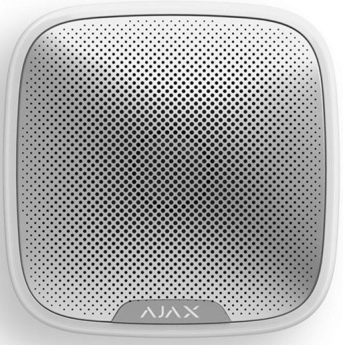 Сирена беспроводная уличная светозвуковая (StreetSiren white) | код 00-00105533 | Ajax