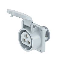 Розетка панельная PSS IP44 16A 3P 50В | код PSS034-016-05 | DKC