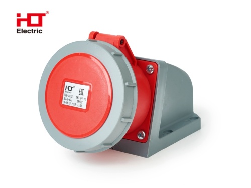 Розетка наружной установки 1252 32А 3Р+РЕ+N 220В-415B IP67 HLT | код 083-04-13 | HLT