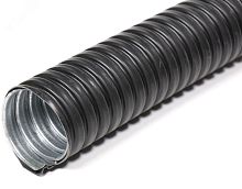 Металлорукав в ПВХ изоляции МРПИ НГ 22 (50 м/уп.) черный | код zeta42231 | ЗЭТАРУС