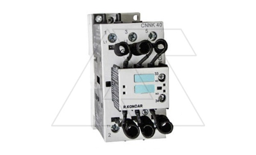 Контактор CNNK 50 10, 3P, 50kVAr(400VAC), 230VAC, 1NO | код EAC606361 | Rade Koncar