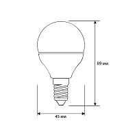 Лампа светодиодная LED12-G45/865/E14 12Вт 220В Camelion 13697